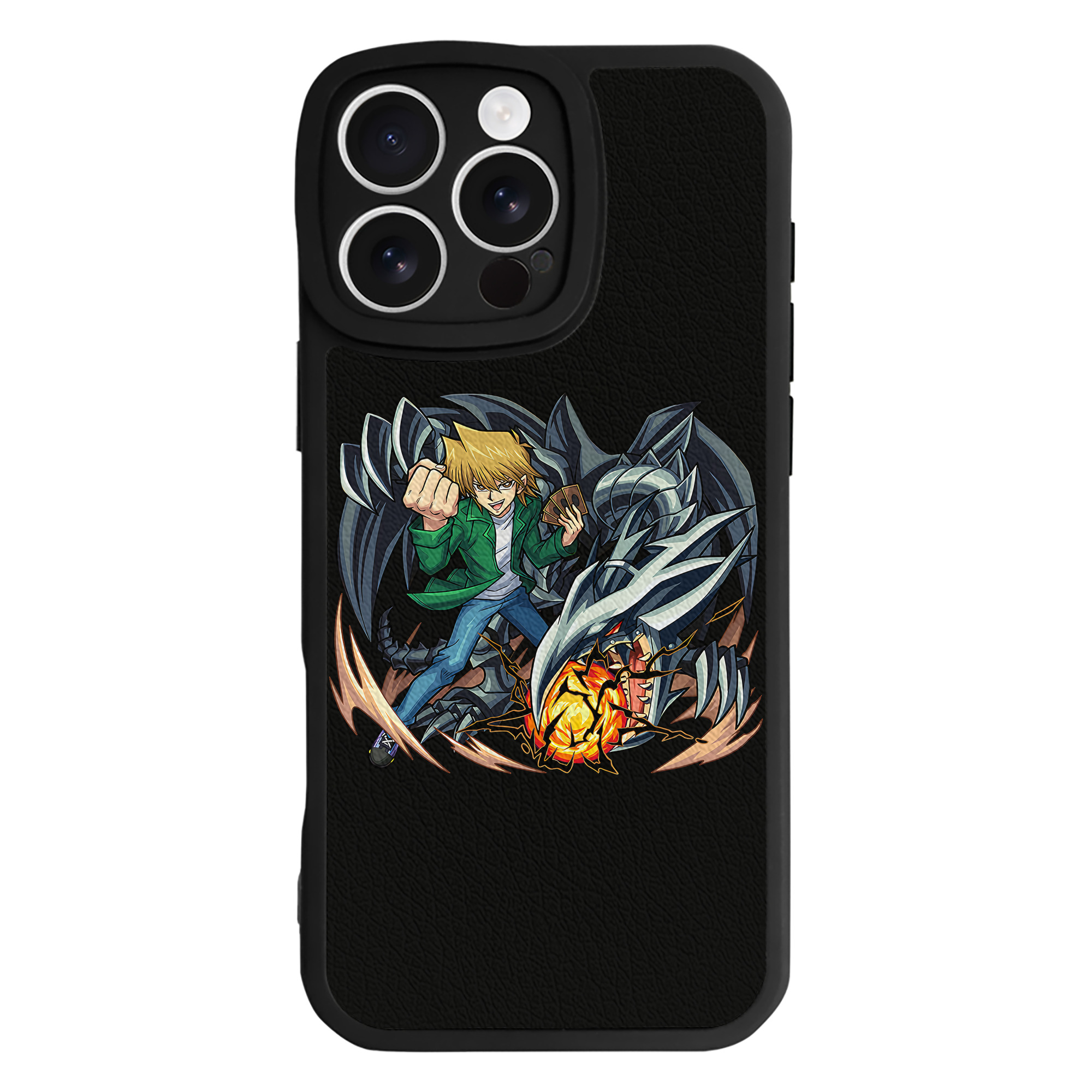 （画像用） 遊☆戯☆王 Yu-Gi-Oh! 【iPhone 16シリーズ対応】シリコンスマホケース（レザー調） 材質：シリコン